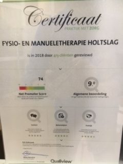Fysio- Manueletherapie Holtslag beoordeelt met een 9.0!